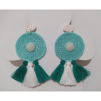Pendientes colección FERIA - "Duquesa Turquesa"