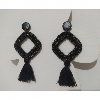 Pendientes "Noche azabache"