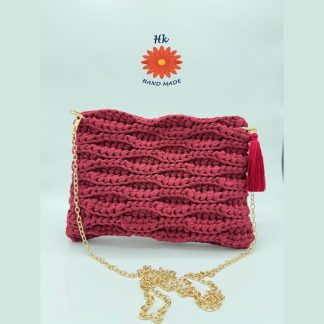 Bolso de Trapillo Color Burdeos