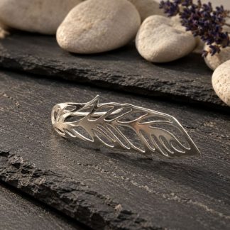 ArteLovers regalos hechos a mano por mujeres artesanas · · Tienda de para ArteLovers Market Anillo de Plata 925 con Pluma Calada