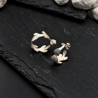 PENDIENTES AROS ALGAS
